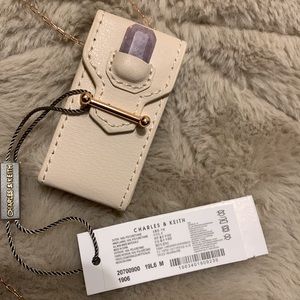 Charles & Keith Necklace Bag Opal